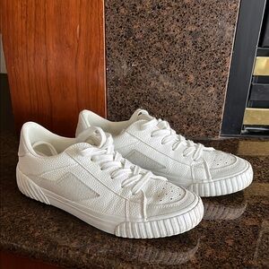 Blowfish White Textured Sneakers